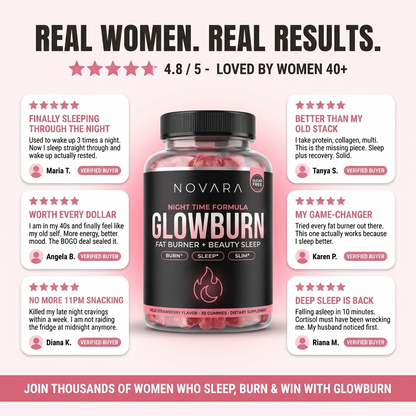 GlowBurn |Nighttime Fat Burner Gummies - Wild Strawberry