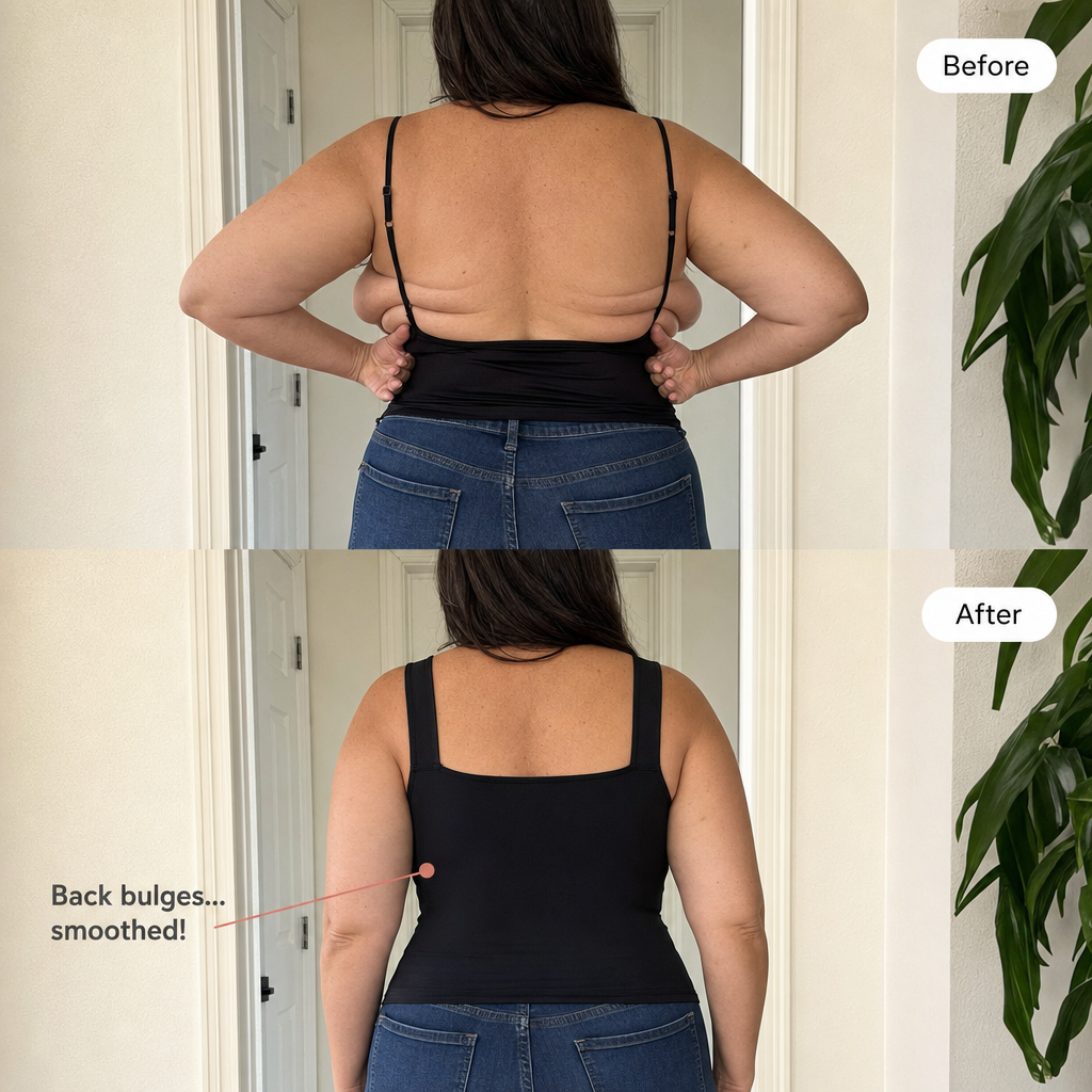 SculptLift Tank | All-Day Smoothing Tank with Built-In Bra