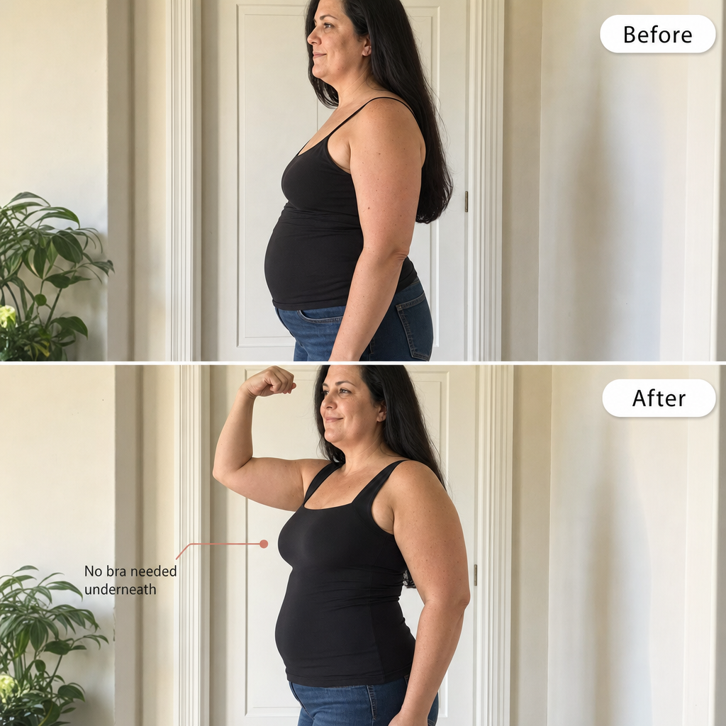 SculptLift Tank | All-Day Smoothing Tank with Built-In Bra